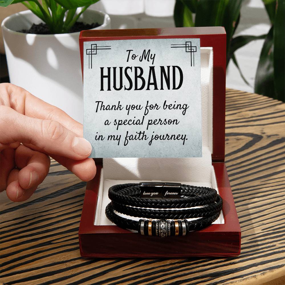 Being Special - Mens Leather Bracelet